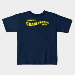 National Champs 2023 | Michigan Kids T-Shirt